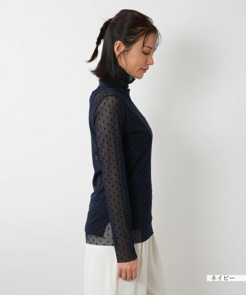 NEMIKA / ネミカ カットソー | ハイネックシアードットカットソー【PUPULA】 | 詳細8