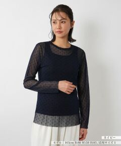 NEMIKA / ネミカ カットソー | クルーネックシアードットカットソー【PUPULA】