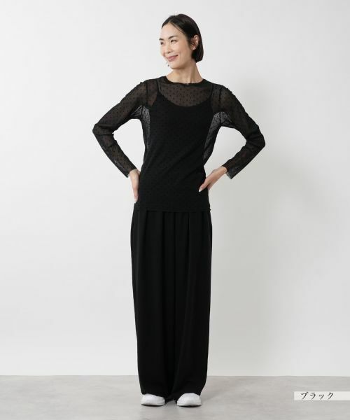 NEMIKA / ネミカ カットソー | クルーネックシアードットカットソー【PUPULA】 | 詳細1