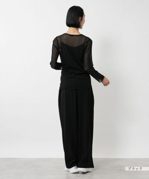 NEMIKA / ネミカ カットソー | クルーネックシアードットカットソー【PUPULA】 | 詳細3