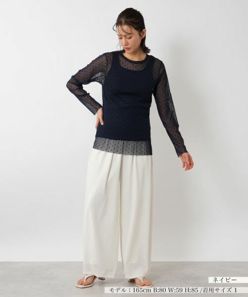 NEMIKA / ネミカ カットソー | クルーネックシアードットカットソー【PUPULA】 | 詳細4