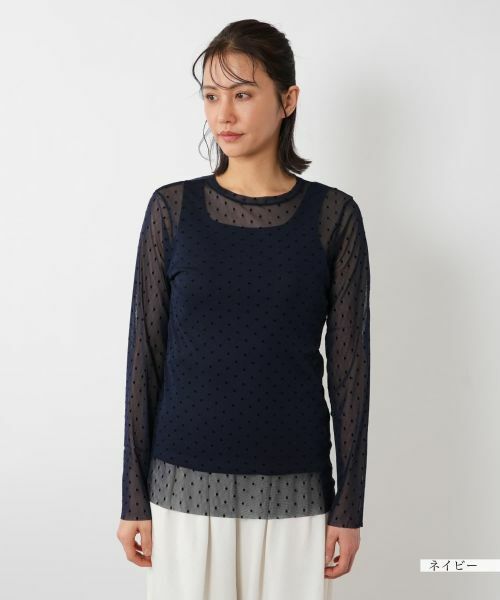 NEMIKA / ネミカ カットソー | クルーネックシアードットカットソー【PUPULA】 | 詳細7