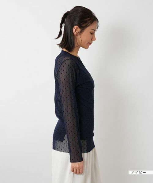 NEMIKA / ネミカ カットソー | クルーネックシアードットカットソー【PUPULA】 | 詳細8