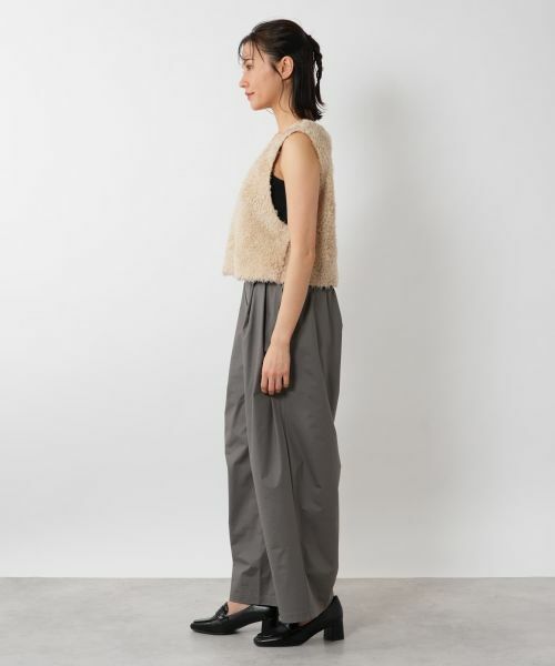 NEMIKA / ネミカ その他パンツ | ワイドタックパンツ【PUPULA】 | 詳細2