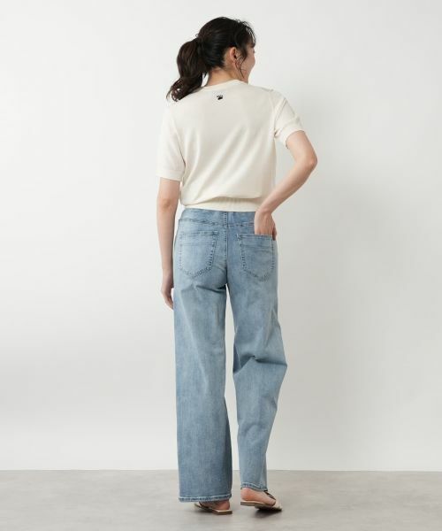 NEMIKA / ネミカ その他パンツ | リブウエストワイドパンツ【PASSIONE】 | 詳細3