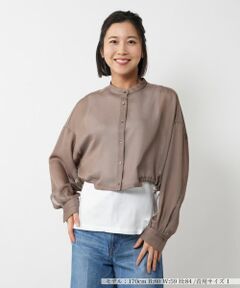 NEMIKA / ネミカ シャツ・ブラウス | バンドカラーシアーシャツ【PASSIONE】