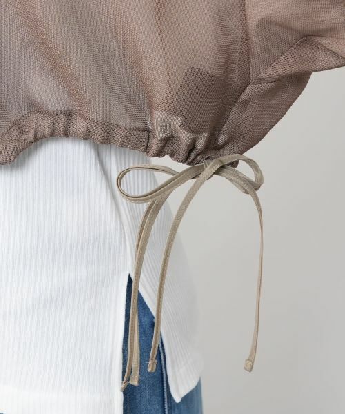 NEMIKA / ネミカ シャツ・ブラウス | バンドカラーシアーシャツ【PASSIONE】 | 詳細16