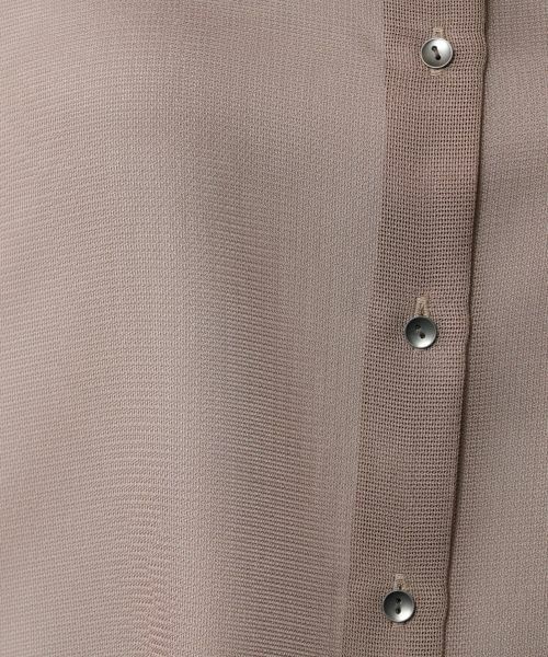 NEMIKA / ネミカ シャツ・ブラウス | バンドカラーシアーシャツ【PASSIONE】 | 詳細18