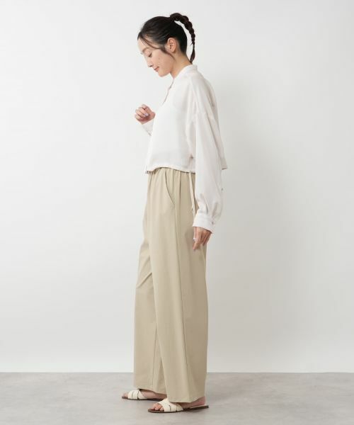 NEMIKA / ネミカ シャツ・ブラウス | バンドカラーシアーシャツ【PASSIONE】 | 詳細2