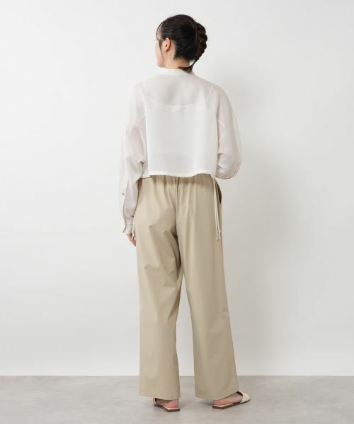 NEMIKA / ネミカ シャツ・ブラウス | バンドカラーシアーシャツ【PASSIONE】 | 詳細3