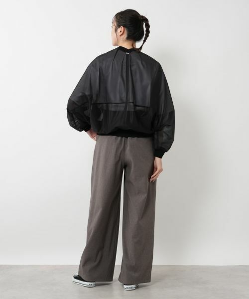 NEMIKA / ネミカ シャツ・ブラウス | シアーVネックブラウス【PASSIONE】 | 詳細3