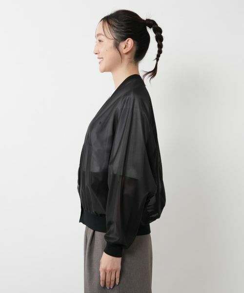 NEMIKA / ネミカ シャツ・ブラウス | シアーVネックブラウス【PASSIONE】 | 詳細5