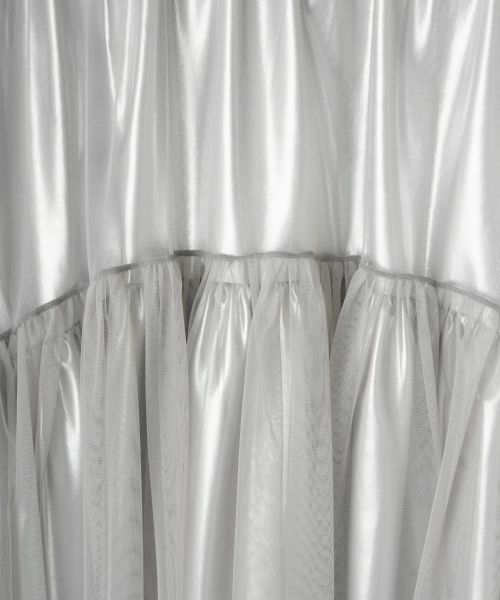 NEMIKA / ネミカ ミニ・ひざ丈スカート | チュール切替ギャザースカート【PASSIONE】 | 詳細4