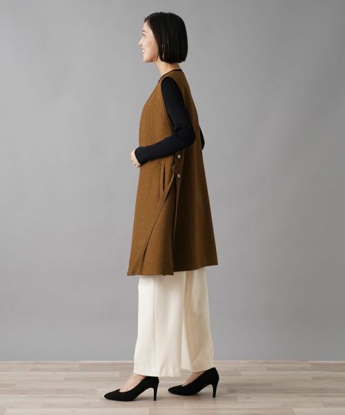 NEMIKA / ネミカ テーラードジャケット | ロングジレ【NEMIKA】 | 詳細2