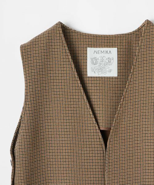 NEMIKA / ネミカ テーラードジャケット | ロングジレ【NEMIKA】 | 詳細5