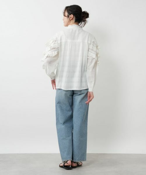 NEMIKA / ネミカ シャツ・ブラウス | レースフリルブラウス【MAISON HOTEL】 | 詳細3