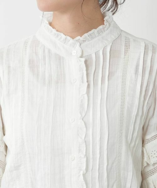 NEMIKA / ネミカ シャツ・ブラウス | レースフリルブラウス【MAISON HOTEL】 | 詳細7