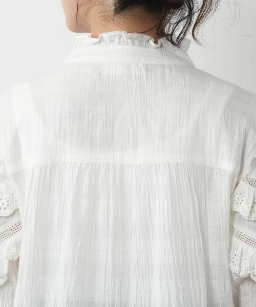 NEMIKA / ネミカ シャツ・ブラウス | レースフリルブラウス【MAISON HOTEL】 | 詳細8