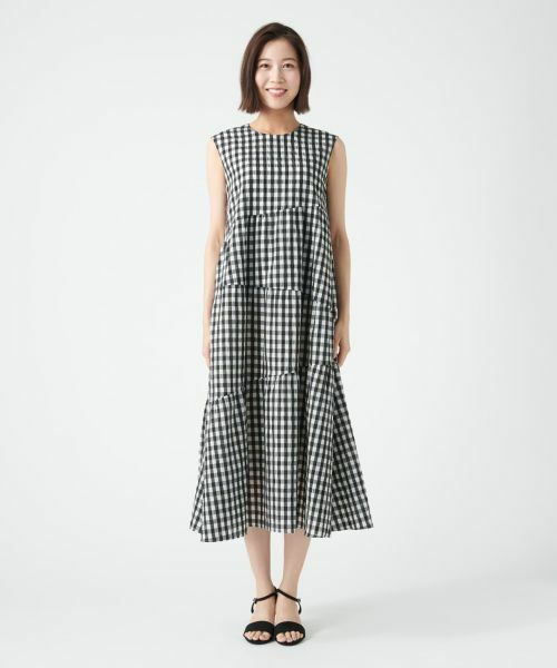 NEMIKA / ネミカ ドレス | ギンガムチェックティアードワンピース【NEMIKA】 | 詳細5
