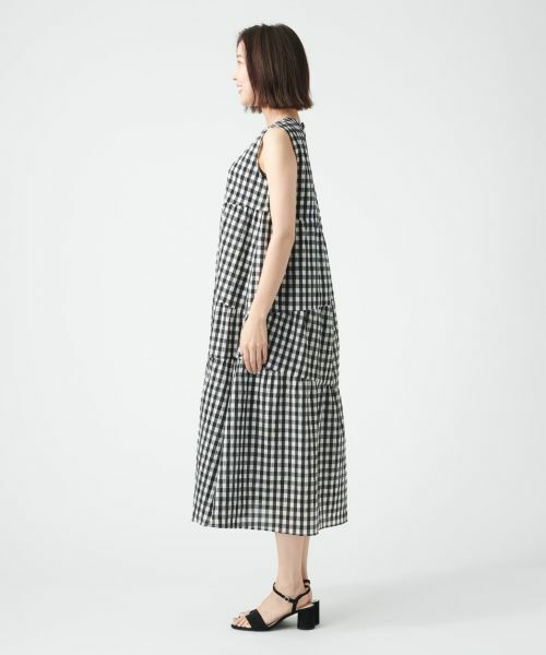 NEMIKA / ネミカ ドレス | ギンガムチェックティアードワンピース【NEMIKA】 | 詳細6