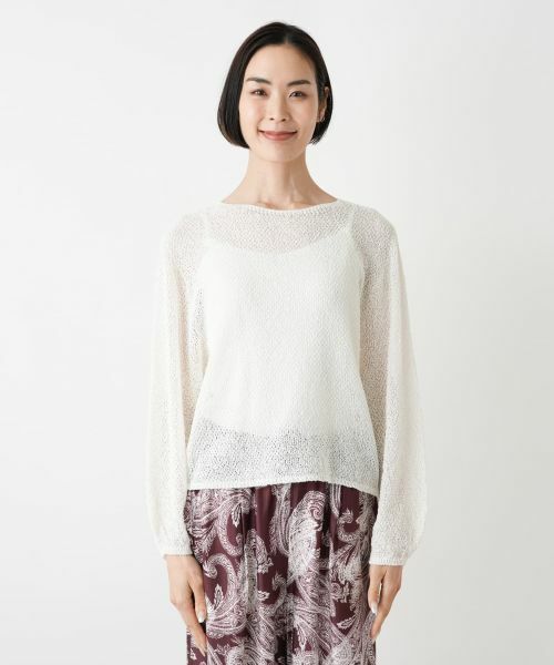 NEMIKA / ネミカ ニット・セーター | シアーニットプルオーバー【PASSIONE】 | 詳細10