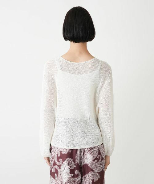 NEMIKA / ネミカ ニット・セーター | シアーニットプルオーバー【PASSIONE】 | 詳細12