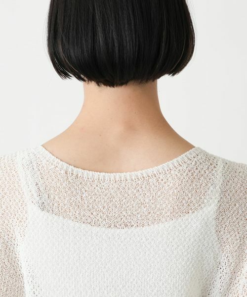 NEMIKA / ネミカ ニット・セーター | シアーニットプルオーバー【PASSIONE】 | 詳細14
