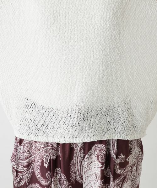 NEMIKA / ネミカ ニット・セーター | シアーニットプルオーバー【PASSIONE】 | 詳細16