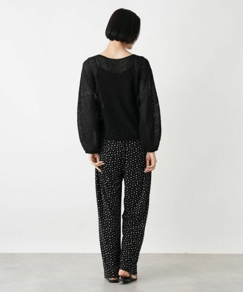 NEMIKA / ネミカ ニット・セーター | シアーニットプルオーバー【PASSIONE】 | 詳細3