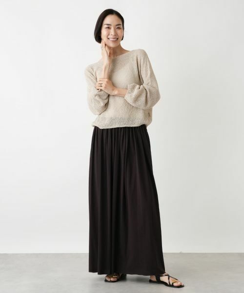 NEMIKA / ネミカ ニット・セーター | シアーニットプルオーバー【PASSIONE】 | 詳細4