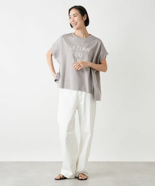 NEMIKA / ネミカ カットソー | ロゴプリントプルオーバー【PASSIONE】 | 詳細1