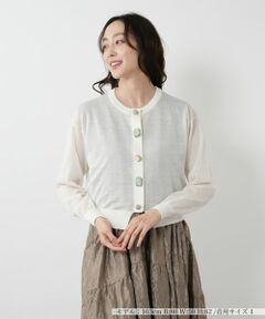 NEMIKA / ネミカ カーディガン・ボレロ | ビジューボタンカーディガン【torrazzo donna】
