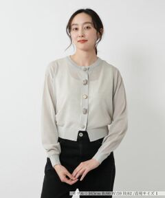 NEMIKA / ネミカ カーディガン・ボレロ | ビジューボタンカーディガン【torrazzo donna】