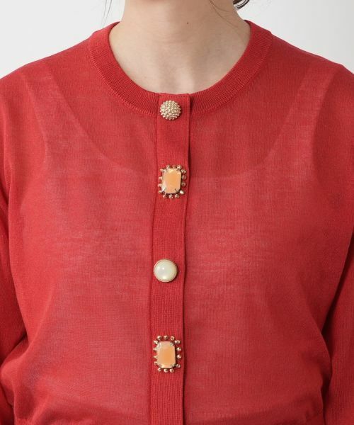 NEMIKA / ネミカ カーディガン・ボレロ | ビジューボタンカーディガン【torrazzo donna】 | 詳細16