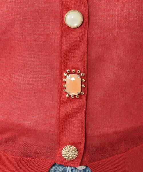 NEMIKA / ネミカ カーディガン・ボレロ | ビジューボタンカーディガン【torrazzo donna】 | 詳細21
