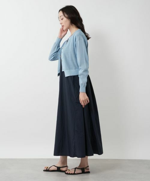 NEMIKA / ネミカ カーディガン・ボレロ | ビジューボタンカーディガン【torrazzo donna】 | 詳細5