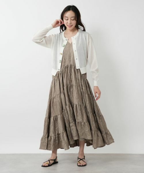 NEMIKA / ネミカ カーディガン・ボレロ | ビジューボタンカーディガン【torrazzo donna】 | 詳細7