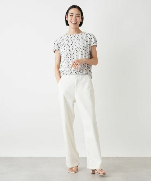 NEMIKA / ネミカ シャツ・ブラウス | ドットプリントギャザーブラウス【PUPULA】 | 詳細12