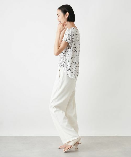 NEMIKA / ネミカ シャツ・ブラウス | ドットプリントギャザーブラウス【PUPULA】 | 詳細13