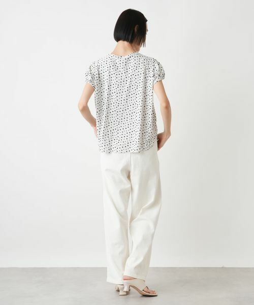 NEMIKA / ネミカ シャツ・ブラウス | ドットプリントギャザーブラウス【PUPULA】 | 詳細14
