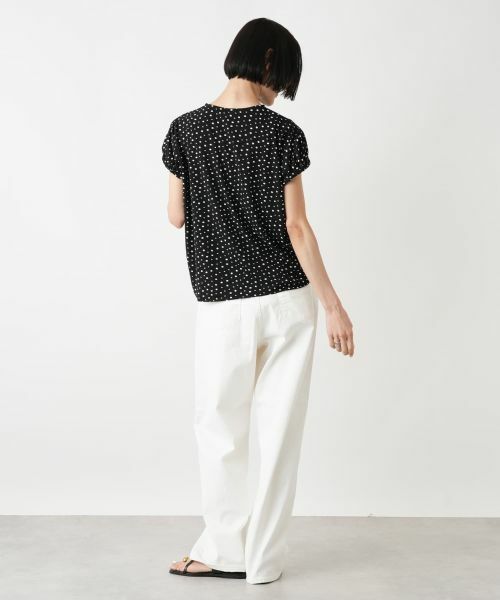 NEMIKA / ネミカ シャツ・ブラウス | ドットプリントギャザーブラウス【PUPULA】 | 詳細3