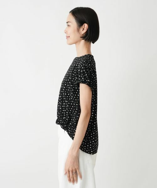 NEMIKA / ネミカ シャツ・ブラウス | ドットプリントギャザーブラウス【PUPULA】 | 詳細5