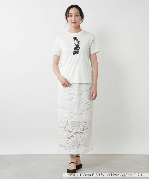 NEMIKA / ネミカ Tシャツ | 刺繍モチーフTシャツ【PUPULA】 | 詳細4