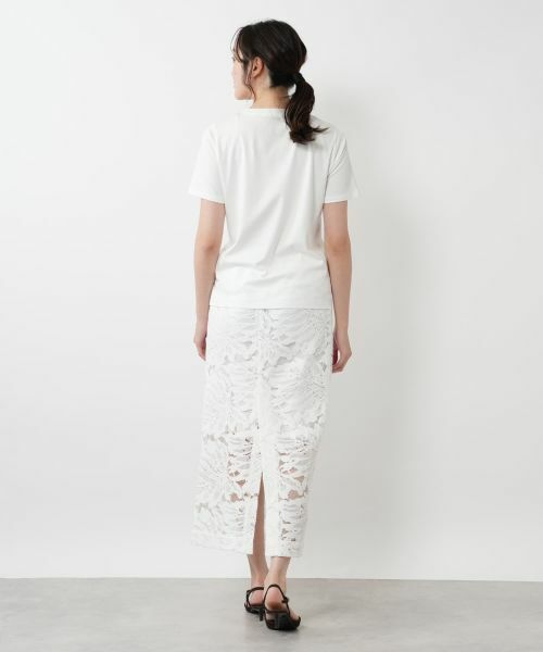 NEMIKA / ネミカ Tシャツ | 刺繍モチーフTシャツ【PUPULA】 | 詳細6