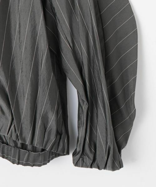 NEMIKA / ネミカ テーラードジャケット | ストライプノーカラージャケット【PASSIONE】 | 詳細2