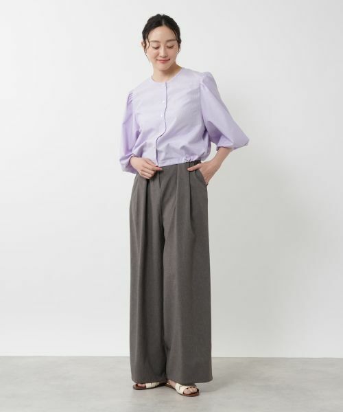 NEMIKA / ネミカ シャツ・ブラウス | ボリュームスリーブブラウス【NEMIKA】 | 詳細1