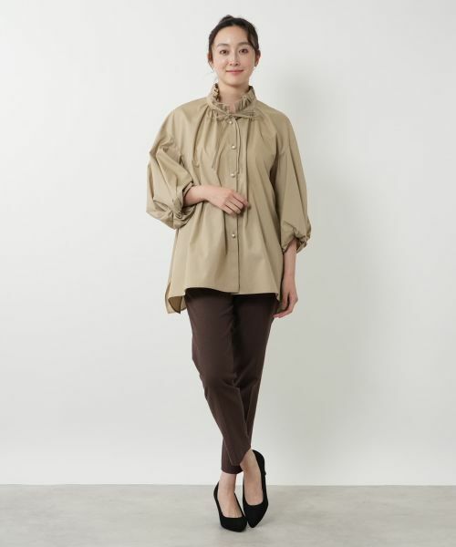 NEMIKA / ネミカ シャツ・ブラウス | フリルネックボリュームスリーブブラウス【NEMIKA】 | 詳細10