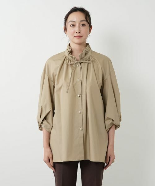 NEMIKA / ネミカ シャツ・ブラウス | フリルネックボリュームスリーブブラウス【NEMIKA】 | 詳細13