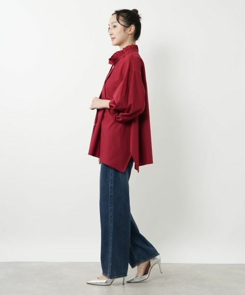 NEMIKA / ネミカ シャツ・ブラウス | フリルネックボリュームスリーブブラウス【NEMIKA】 | 詳細2