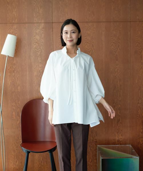 NEMIKA / ネミカ シャツ・ブラウス | フリルネックボリュームスリーブブラウス【NEMIKA】 | 詳細22